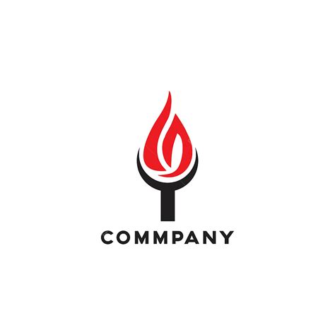 Gambar Desain Logo Gratis Logo Api Api Ikon Merah Png Dan Vektor