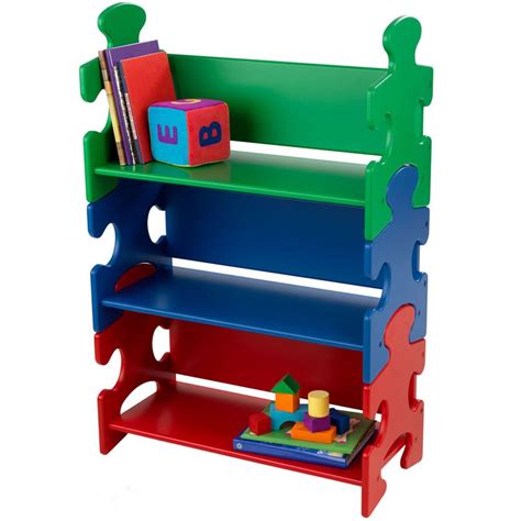 Kidkraft Puzzle Bookshelf Primary Kinderbücherregal Bücherregal