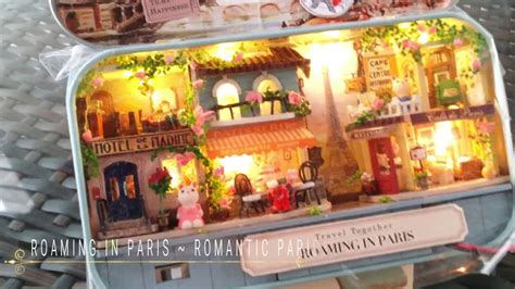 Diy Miniature Dollhouse Roaming In Paris Romantic Paris Youtube