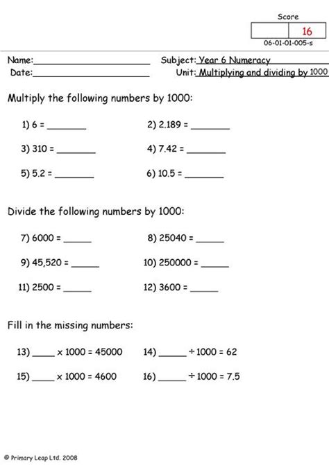 Numeracy Square Numbers Worksheet Uk