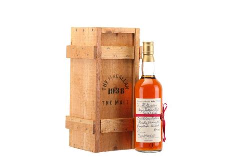 Sold Price 1 Bottle The Macallan Red Ribbon 1938 In Original Wooden
