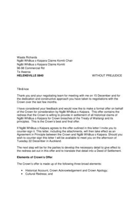 Accept a job offer • letter templates and guide. Without Prejudice Letter - Fill Online, Printable ...