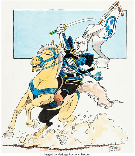 Stan Sakai Usagi Yojimbo Illustration Original Art 1988 Lot