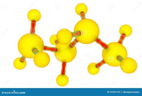 Molecular Model Of Butane Royalty Free Stock Photo Image 21921315