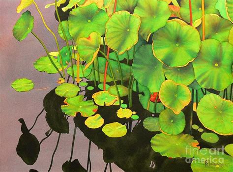 Watergarden Painting By Robert Hooper Watergarden Fine Art Prints And