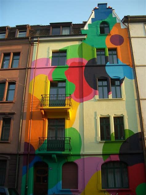 Painted House In Basel Tellstrasse Mabi2000 Flickr