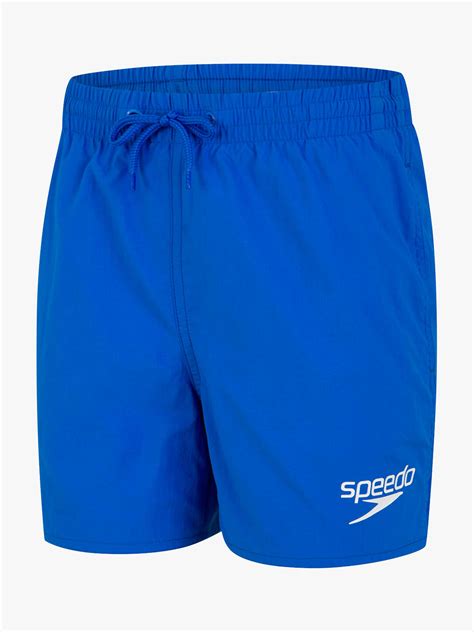 Speedo Boys Essentials 13 Swim Shorts Blue At John Lewis And Partners