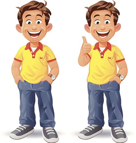 Confident Boy Illustrations Royalty Free Vector Graphics And Clip Art
