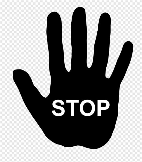 Stop Hand Sign Logo