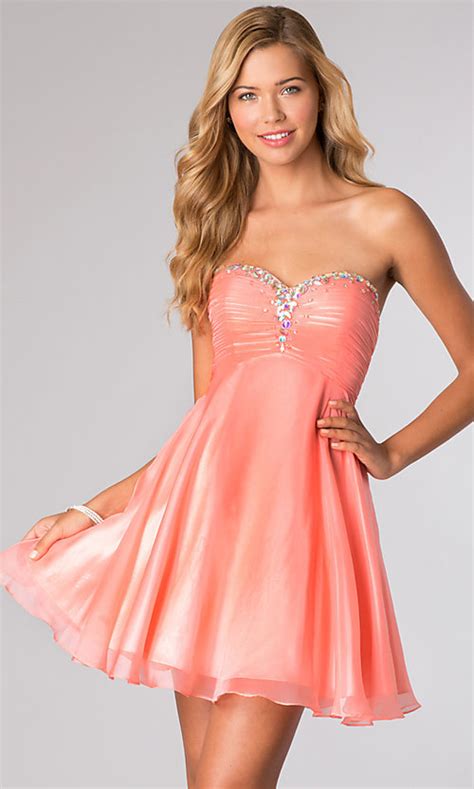 If you're heading to prom, then without a doubt it will be one of the most special nights of your life. Short Lace Up Dress for Homecoming- PromGirl