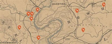 Red Dead Redemption 2 Map Finder Secret Locations