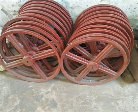 Single Groove V Belt Pulley For Industrial Dimensionsize 7 To 24