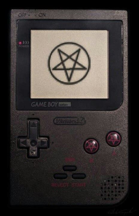 Satans Game Boy Face Aesthetic Grunge Aesthetic Gameboy
