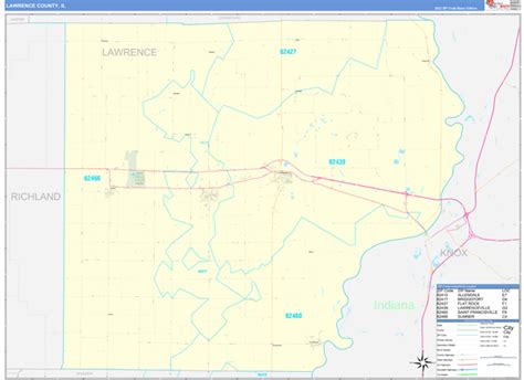 Maps Of Lawrence County Illinois