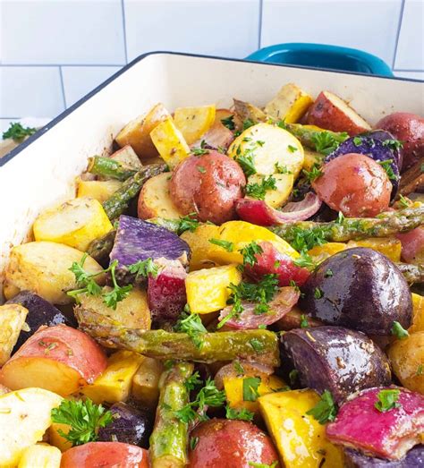 Rosemary Dijon Roasted Vegetables Beautiful Eats And Things