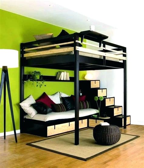 Le lit escamotable 2 places fait partie des produits appréciés pour dégager de l'espace au sol. lit mezzanine 2 places - Idées de Décoration intérieure ...