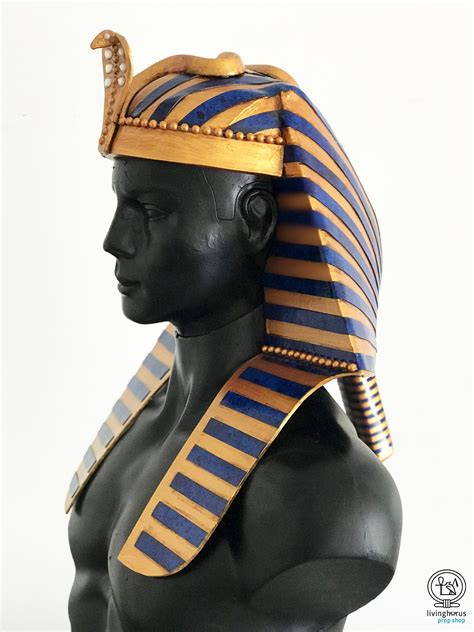 ancient egyptian pharaoh tutankhamun crown nemes crown etsy australia