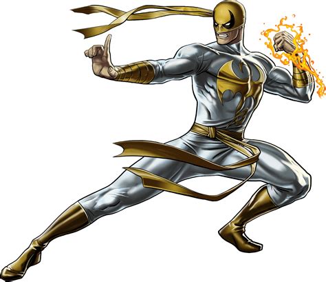 Image Heroic Age Iron Fist Right Portrait Artpng Marvel Avengers