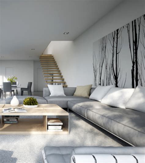 Homedesigning “via 25 Modern Living Rooms With Cool Clean Lines
