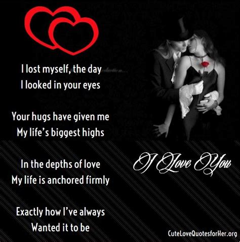 Thank you for being a part of me. I love you poems for her | Love you poems, Romantic quotes ...