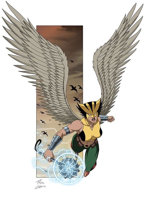 Hawkgirl Commission By Phil Cho Mulher Gavião Heróis De Quadrinhos