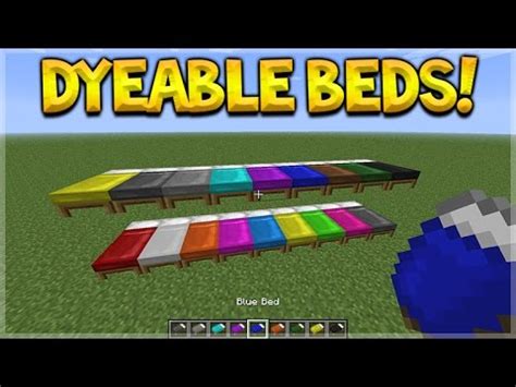 It can be used to dye wool and sheep a green colour. WORKING DYEABLE BEDS!! Minecraft 1.12 Dye-able Beds ...