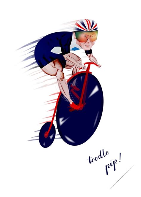 A Sir Chris Hoy Illustration I Did Before The Olympics To Send To Art