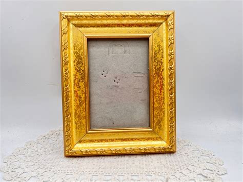 Vintage Gold Gilded Picture Frame Gallery Wall Art Etsy