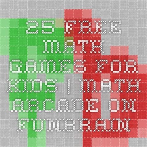 25 Free Math Games For Kids Math Arcade On Funbrain Math Games