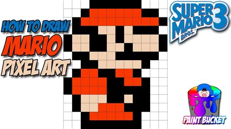 How To Draw Super Mario Bros Smb Pixel Art Sprites Drawing