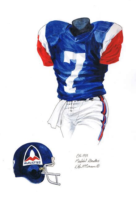 On october 13, 2014, calvillo's jersey number, #13, was retired in a halftime ceremony at mcgill stadium. Montreal Alouettes 1977 uniform artwork | Flickr - Photo ...