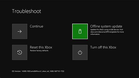 Perform An Offline System Update Xbox Support
