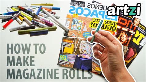 How To Make Magazine Rolls Youtube