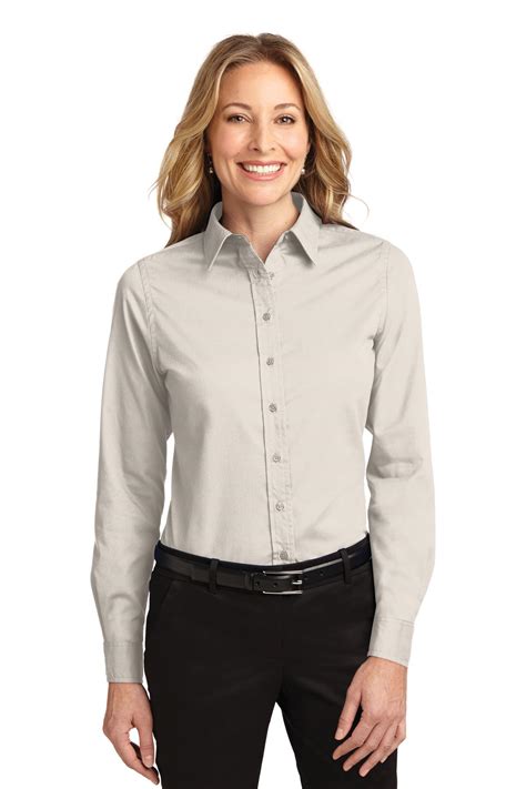 Port Authority Ladies Long Sleeve Easy Care Shirt Womens