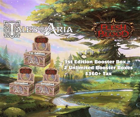 Flesh And Blood Tales Of Aria St Edition Booster Box Bundle A Muse