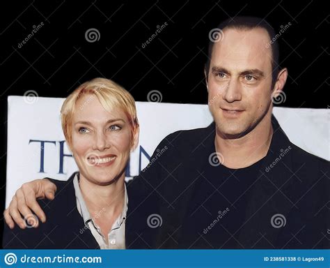 Christopher Meloni And Doris Sherman Williams In Nyc In 2004 Editorial