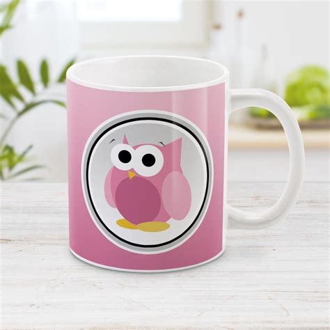 Start Your Day With Your Favorite Pink Owl Mug This Ceramic Coffee Mug