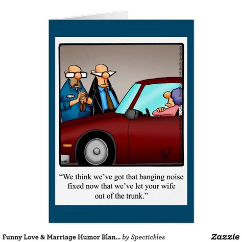 funny love and marriage humor blank greeting card zazzle funny anniversary greetings marriage