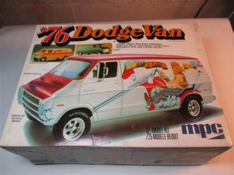 1976 Dodge Van 125 Kit Mpc Unbuilt Open Ebay