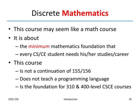 Ppt Introduction Csce 235 Introduction To Discrete Structures