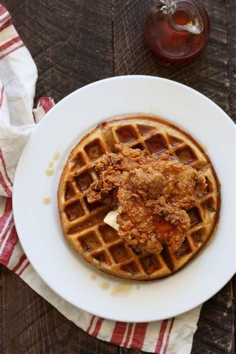 Having sampled our fair share of chicken and waffles across america we decided to give a recipe a go ourselves. Fried Chicken and Waffles with Hot Sauce Maple Syrup ...