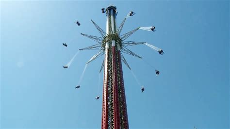 Sky Screamer Worlds Tallest Swing Ride Six Flags New England Pov And Off Ride Youtube