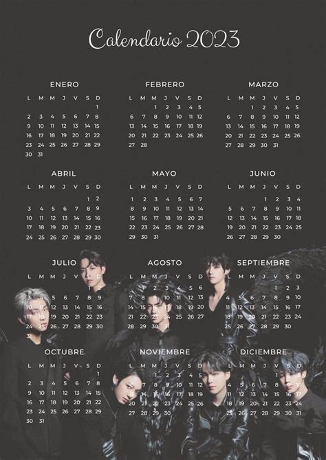 Bts Calendario 2023 Calendario Bts