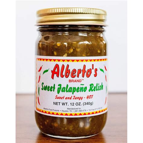 Albertos Sweet Jalapeno Relish Hot