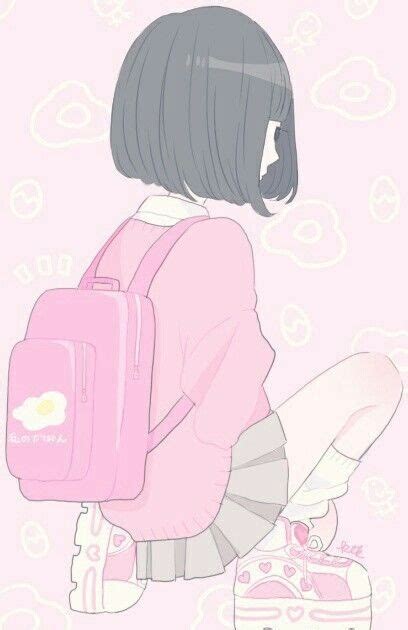 Pastel Aesthetic Anime Girl Wallpaper