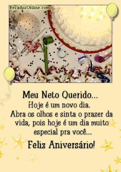 Feliz Aniversário Neto 15 Imagens Mensagens E Frases Para Whatsapp