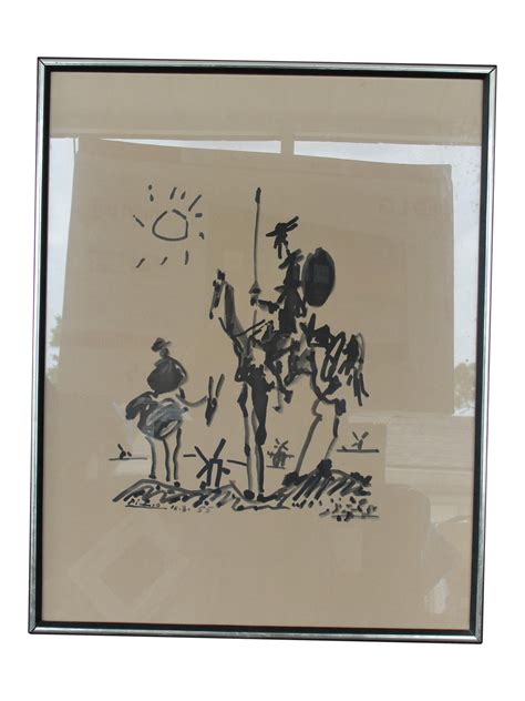1955 Don Quixote Lithograph By Pablo Picasso Chairish