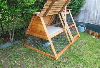 A Wooden Chicken Coop In The Yard