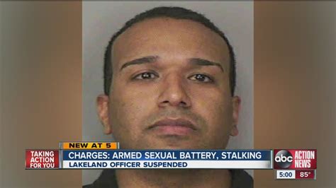 Suspended Lakeland Police Department Officer Julio Pagan Charged With Armed Sexual Battery