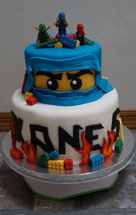 Lego Ninjago Cake Lego Ninjago Cake Lego Party Becca Quites Birthdays Birthday Cake Baking